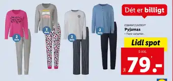 Lidl Pyjamas tilbud