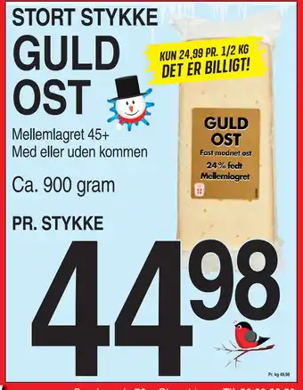 ABC Lavpris GULD OST tilbud