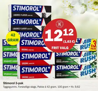 Købmandsgården Stimorol 3-pak tilbud