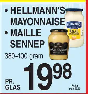 ABC Lavpris HELLMANN’S MAYONNAISE • MAILLE SENNEP tilbud