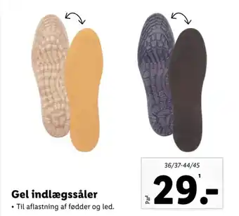 Lidl Gel indlægssåler tilbud