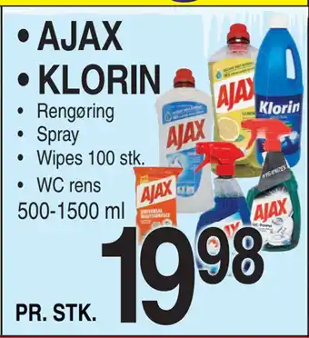 ABC Lavpris AJAX • KLORIN tilbud