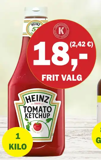 Købmandsgården Heinz Ketchup tilbud