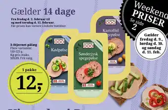Dagli'Brugsen 3-Stjernet pålæg tilbud