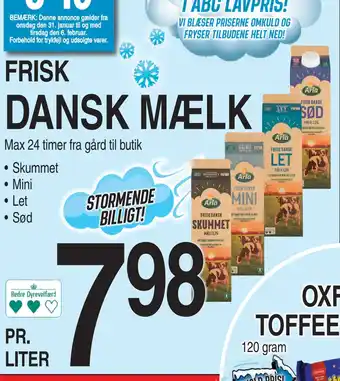 ABC Lavpris DANSK MÆLK tilbud