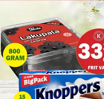 Købmandsgården Panda Jumbo Lakupala tilbud