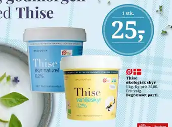 Dagli'Brugsen Thise økologisk skyr tilbud