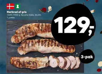 Kvickly Mørbrad af gris tilbud