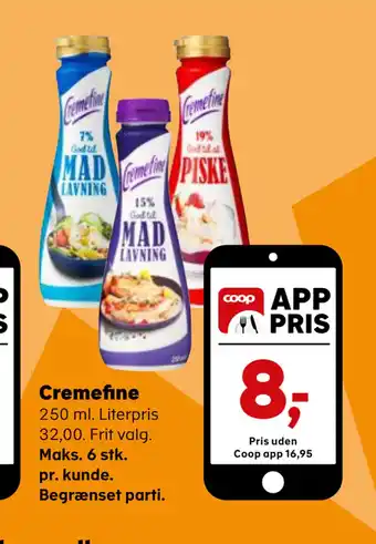 Kvickly Cremefine tilbud