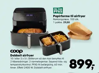 Kvickly Dobbelt airfryer tilbud