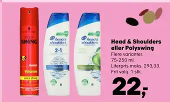 Kvickly Head & Shoulders eller Polyswing tilbud