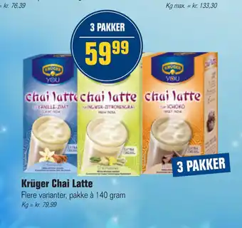 Otto Duborg Krüger Chai Latte tilbud