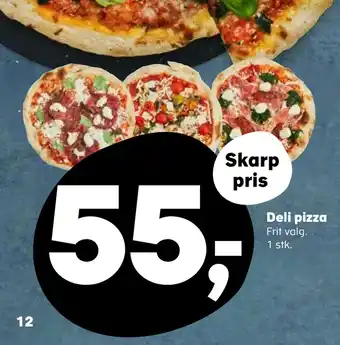 Kvickly Deli pizza tilbud