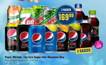 Otto Duborg Pepsi, Mirinda, 7up Zero Sugar eller Mountain Dew tilbud