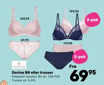 Kvickly Dorina BH eller trusser tilbud