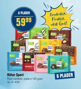 Otto Duborg Ritter Sport tilbud
