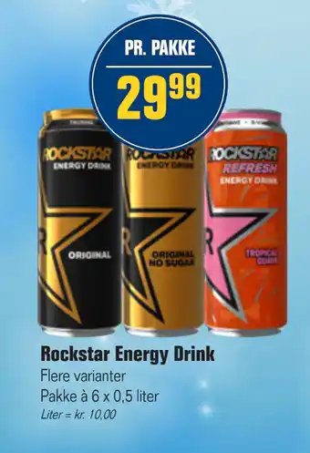 Otto Duborg Rockstar Energy Drink tilbud