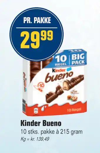 Otto Duborg Kinder Bueno tilbud