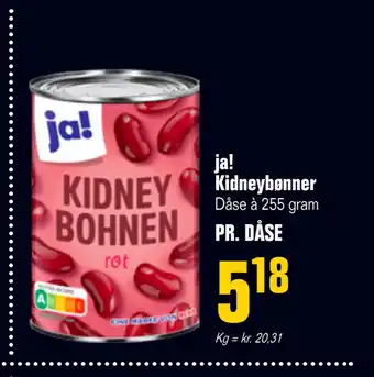 Otto Duborg ja! Kidneybønner tilbud