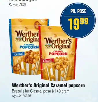 Otto Duborg Werther's Original Caramel popcorn tilbud