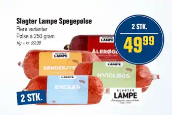 Otto Duborg Slagter Lampe Spegepølse tilbud