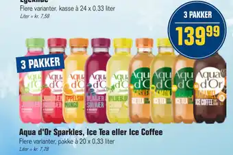 Otto Duborg Aqua d'Or Sparkles, Ice Tea eller Ice Coffee tilbud