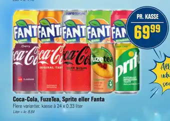 Otto Duborg Coca-Cola, FuzeTea, Sprite eller Fanta tilbud