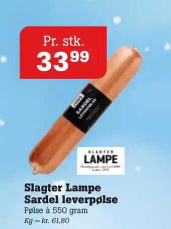 Poetzsch Padborg Slagter Lampe Sardel leverpølse tilbud