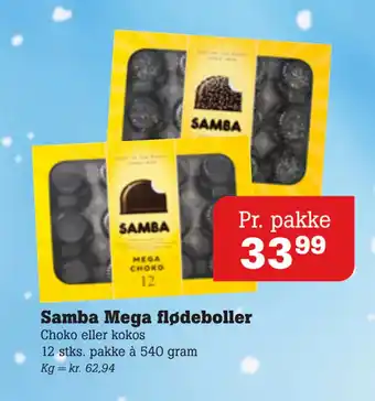 Poetzsch Padborg Samba Mega flødeboller tilbud