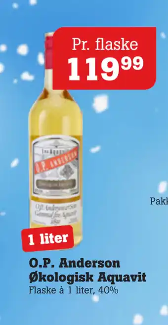 Poetzsch Padborg O.P. Anderson Økologisk Aquavit tilbud