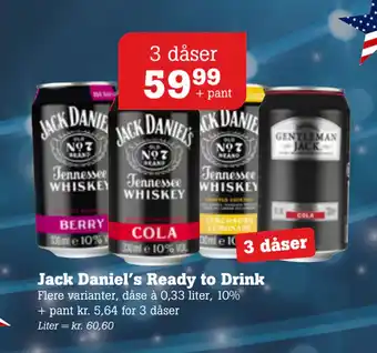 Poetzsch Padborg Jack Daniel’s Ready to Drink tilbud