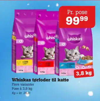 Whiskas tørfoder til katte