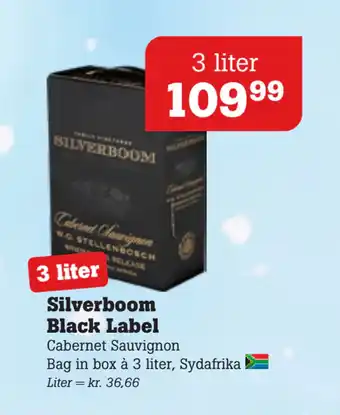 Silverboom Black Label