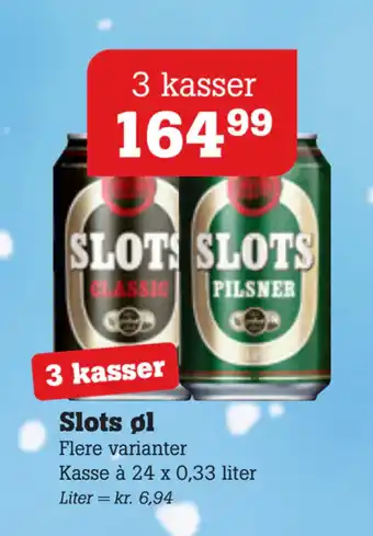 Poetzsch Padborg Slots øl tilbud