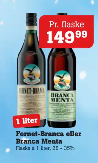 Poetzsch Padborg Fernet-Branca eller Branca Menta tilbud