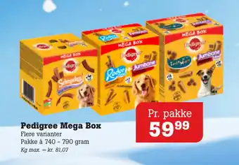 Poetzsch Padborg Pedigree Mega Box tilbud