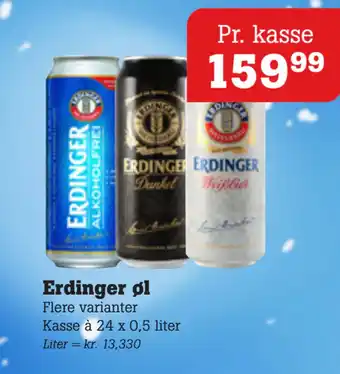 Poetzsch Padborg Erdinger øl tilbud