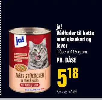 Poetzsch Padborg ja! Vådfoder til katte med oksekød og lever tilbud