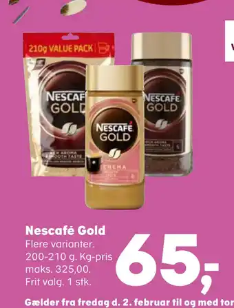 SuperBrugsen Nescafé Gold tilbud