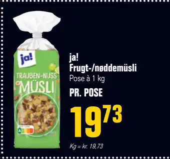 Poetzsch Padborg ja! Frugt-/nøddemüsli tilbud