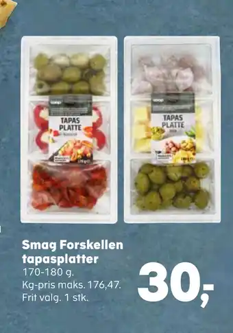 SuperBrugsen Smag Forskellen tapasplatter tilbud