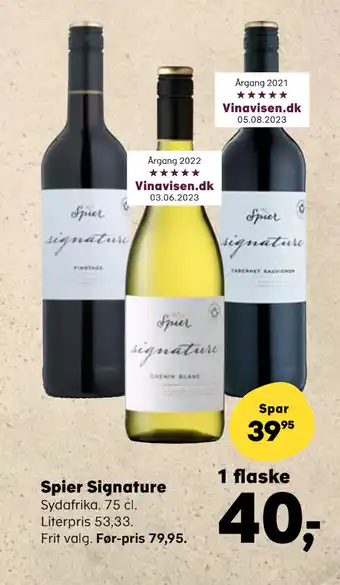 SuperBrugsen Spier Signature tilbud