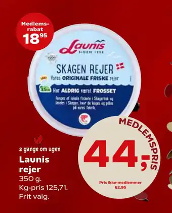 SuperBrugsen Launis rejer tilbud