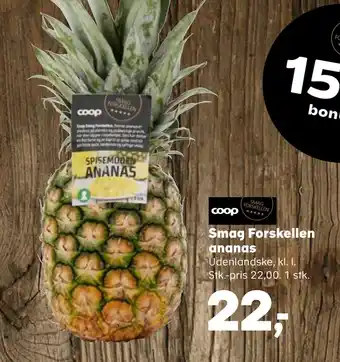 SuperBrugsen Smag Forskellen ananas tilbud