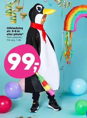 Udklædning str. 5-8 år eller piñata