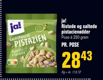 Poetzsch Padborg ja! Ristede og saltede pistacienødder tilbud