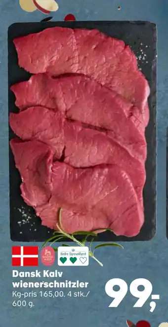 SuperBrugsen Dansk Kalv wienerschnitzler tilbud