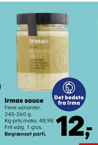 SuperBrugsen Irmas sauce tilbud