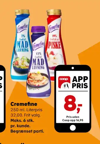 SuperBrugsen Cremefine tilbud