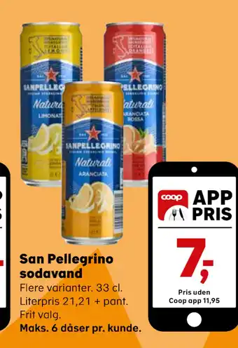 SuperBrugsen San Pellegrino sodavand tilbud